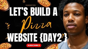 🎉Build a Responsive Pizza Order Form Site with HTML & CSS 🍕 Beginner-Friendly Tutorial!