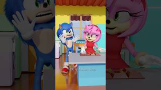 When Amy shares Chocolate with Sonic 😅#sonic #shorts