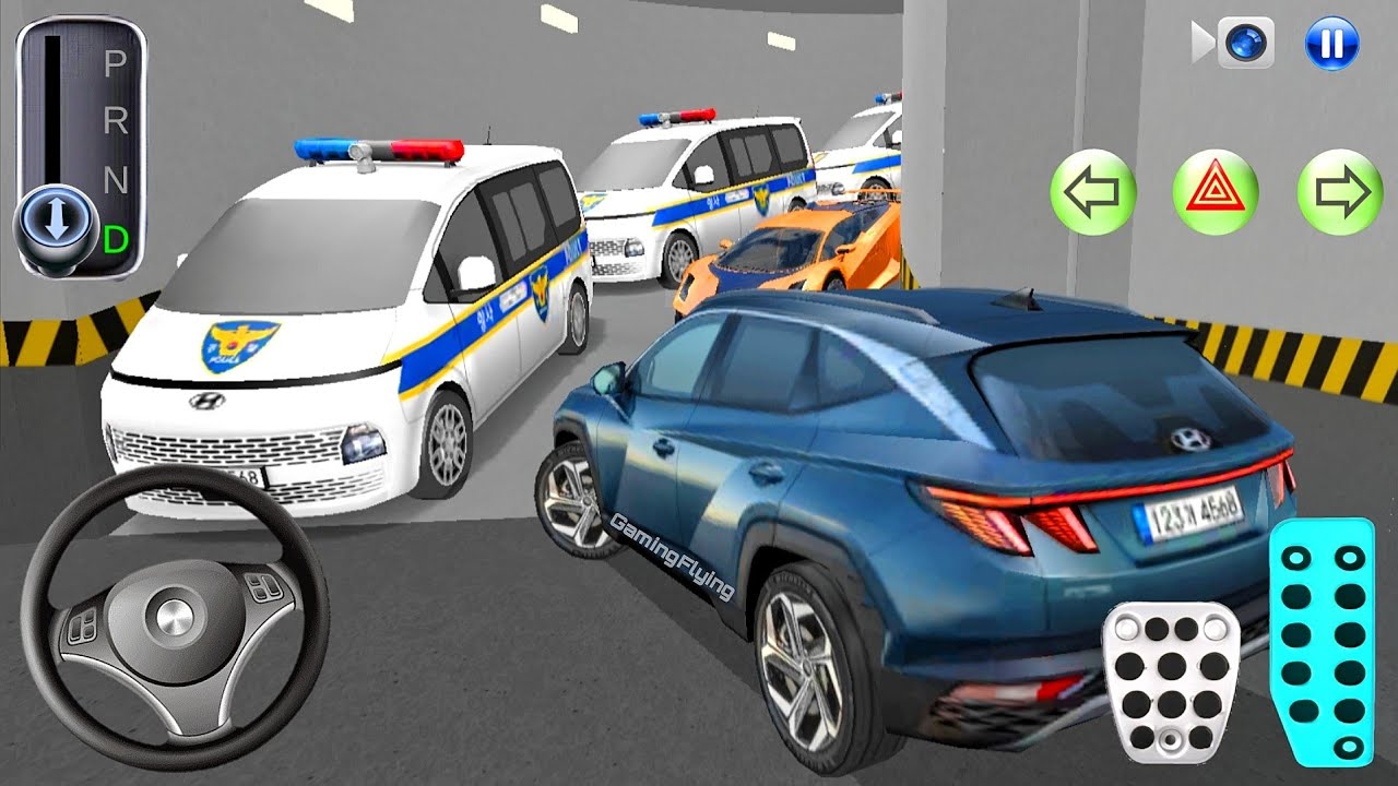 New Tucson car Stuck in Parking Garage - 3D Driving Class - 3D Driving Class Game - Car Game