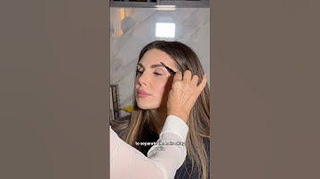 I get To Have My Eyebrows Done by The QUEEN of Eyebrows | ANDREEA ALI #shorts