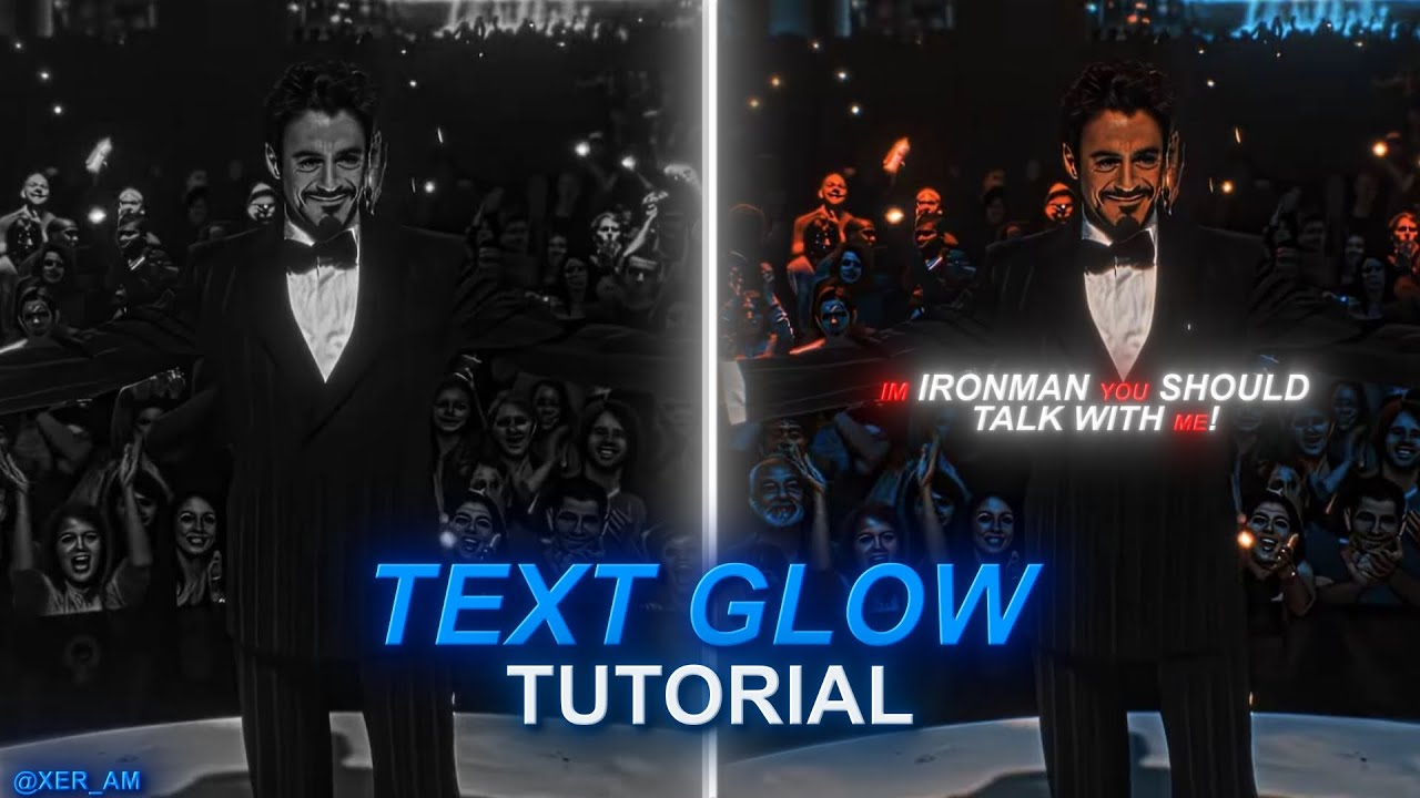 full text glow tutorial on alight motion (+presets) - YouTube