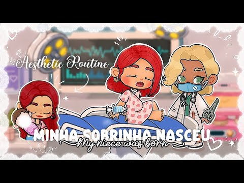 *AESTHETIC*🍼 MINHA SOBRINHA NASCEU! 👶🏻💗 | GAME WORLD