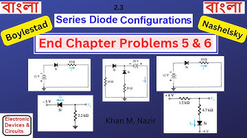 (B)EDC(B)  Q 2.5 & 2.6 || Series Diode Configuration