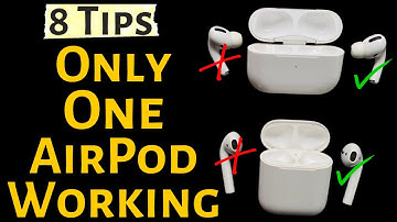 Fix Only One AirPod Working At a Time? Here