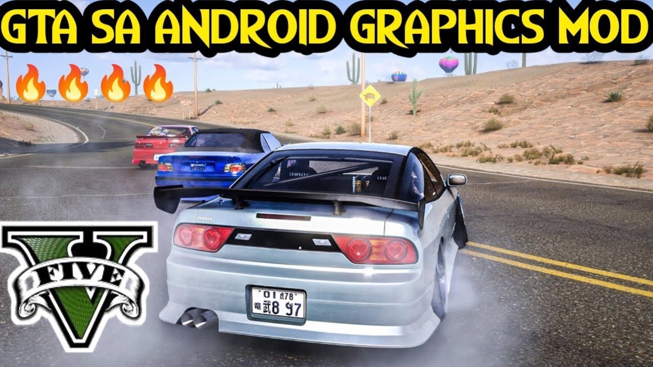GTA Sa graphics mod android new gta gameplay // gta