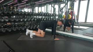 Bear Plank Step Outs