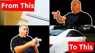 How to Remove Car Pinstripes using an Eraser Wheel
