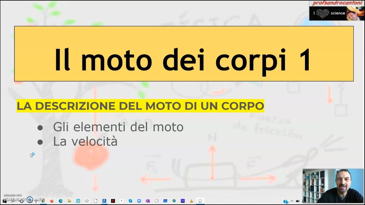 Il moto dei corpi 1 YouTube