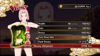 Naruto Ultimate Ninja Storm 3 (swimsuits) Sakura vs. Ino/ Hinata vs Temari