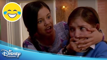 De Middelste van 7 | Vast op het dak | Disney Channel BE