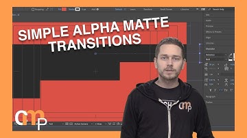How To Create An Alpha Matte Bar Transitions Using After Effects