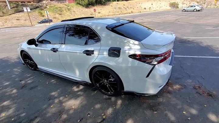 21 Camry xse Exterior Walk Around after Car wash!