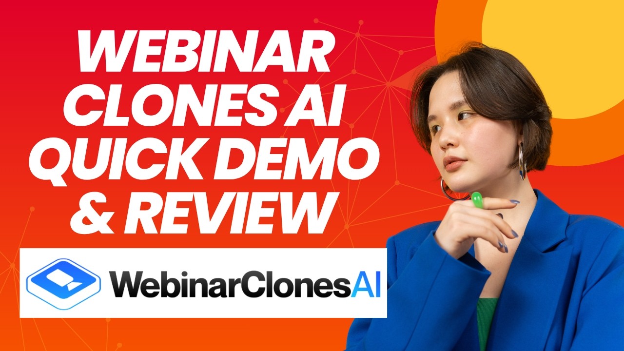 Webinar Clones AI Quick DEMO & Review | Free Discount Code - YouTube