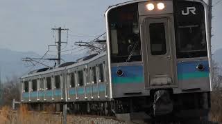 ダイヤ改正で登場！E127系6両編成　1221M #鉄道 #ダイヤ改正 #e127系 #篠ノ井線