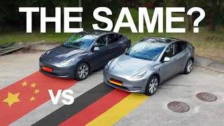 Tesla Model Y Berlin vs. China - Still different?