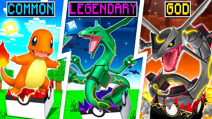 Upgrading NOOB to GOD POKEMON in Minecraft