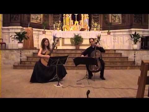 CELLO AND GUITAR / ANDANTE (ROMBERG). ALDO MATA & MARISA GMEZ.wmv