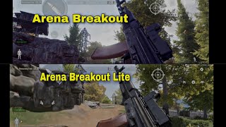 Arena Breakout VS Arena Breakout Lite graphics Comparison | Max Graphics | #android #games #trending screenshot 3