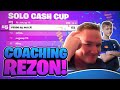 I Coached Rezon to 5th in a Solo Cash Cup (ft. Amar)