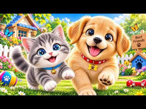Meow Meow Billi Karti | Hindi Rhyme For Kids | म्याऊ म्याऊ | Balgeet In Hindi |