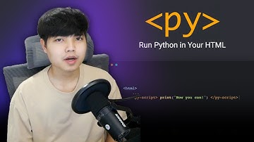 เขียนโค้ด Python ลงใน HTML ด้วย PyScript 👨‍💻💯