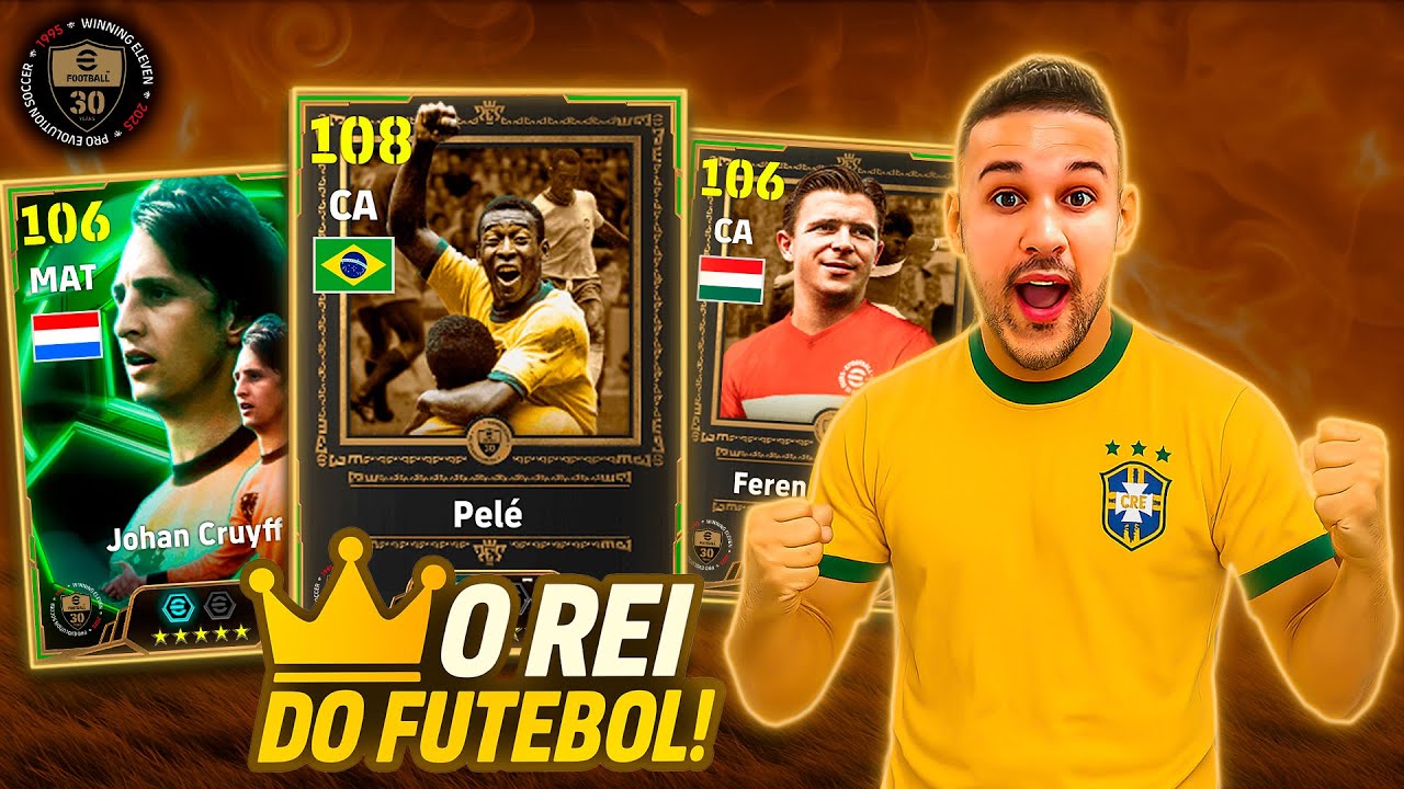 REI PELÉ 108 E PUSKÁS 106 😱🥶 PACK OPENING + GAMEPLAY 🔥 NO EFOOTBALL 2026 MOBILE