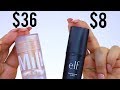 BATTLE OF THE BRANDS! $8 e.l.f Blur Stick v.s $36 Milk Makeup Blur Stick