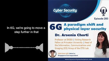 6G, a paradigm shift & physical layer security [Podcast clip]