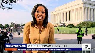 Thousands gather for 57th anniversary of March on Washington