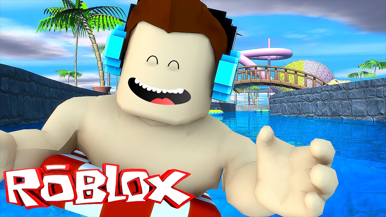 Roblox Parque Aquatico Roblox Water Park Youtube - jogo roblox paque aquático