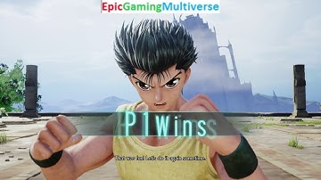 Yusuke VS Kenshiro From The Yu Yu Hakusho Series In A Jump Force Anime Characters Battle / Match