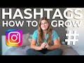 How to use hashtags to grow on Instagram | finding the right hashtags for your niche!