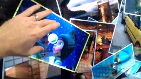 Lg transparent multitouch lcd