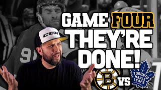Bruins vs Maple Leafs Game 4 - THEY'RE DONE!