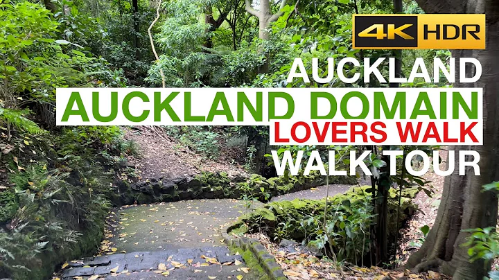 Lovers Walk in Auckland Domain Walk Tour - Auckland, New Zealand [4K HDR]