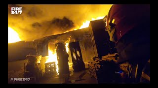 DUTCH FIREFIGHTERS -MASSIVE FIRE PART 2