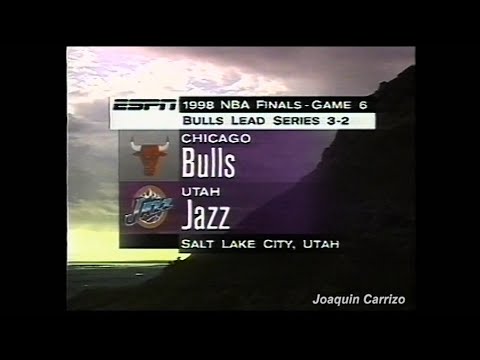 NBA Finales 1998: Utah Jazz VS Chicago Bulls - 6to Partido (ESPN Latinoamérica)