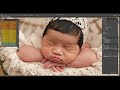 Newborn photography lightroom  photoshop editing with jessica g photography