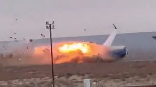 Azerbaijan Airlines Flight 8243 - Footage