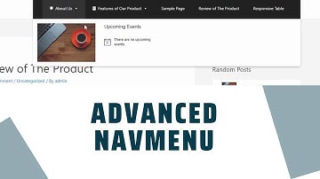 Create Advanced Navigation Menu For WordPress Website