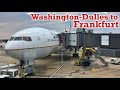 Full Flight: United Airlines B777-200 Washington-Dulles to Frankfurt (IAD-FRA)