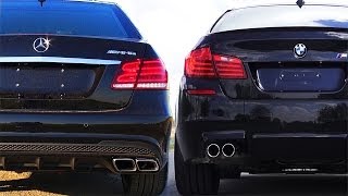 BMW M5 vs Mercedes E63 AMG