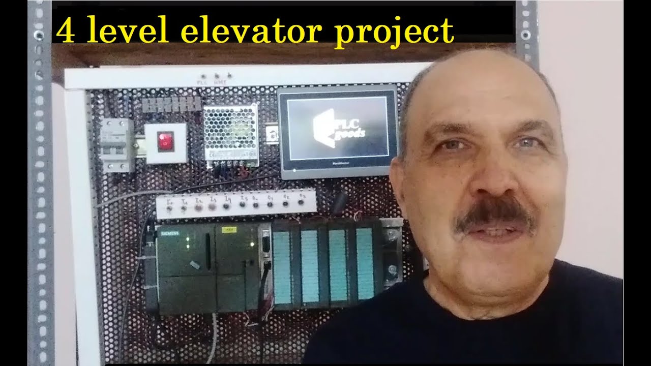 4 level elevator project elevator control system project YouTube