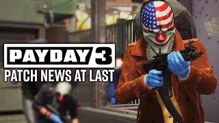 PAYDAY 3 NEWS: FIRST PATCH SOON, Progression Update & More