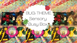 Bug Theme Sensory Busy Bin | Toddler Learning Activity