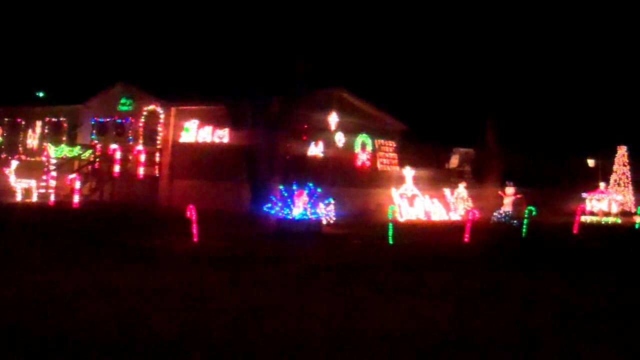 Ed's Christmas lights & motion display 2011 YouTube