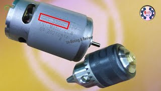 Drill chuck set for RS550 DC motor permanently fitting type un-boxing &amp; review |Redh tech