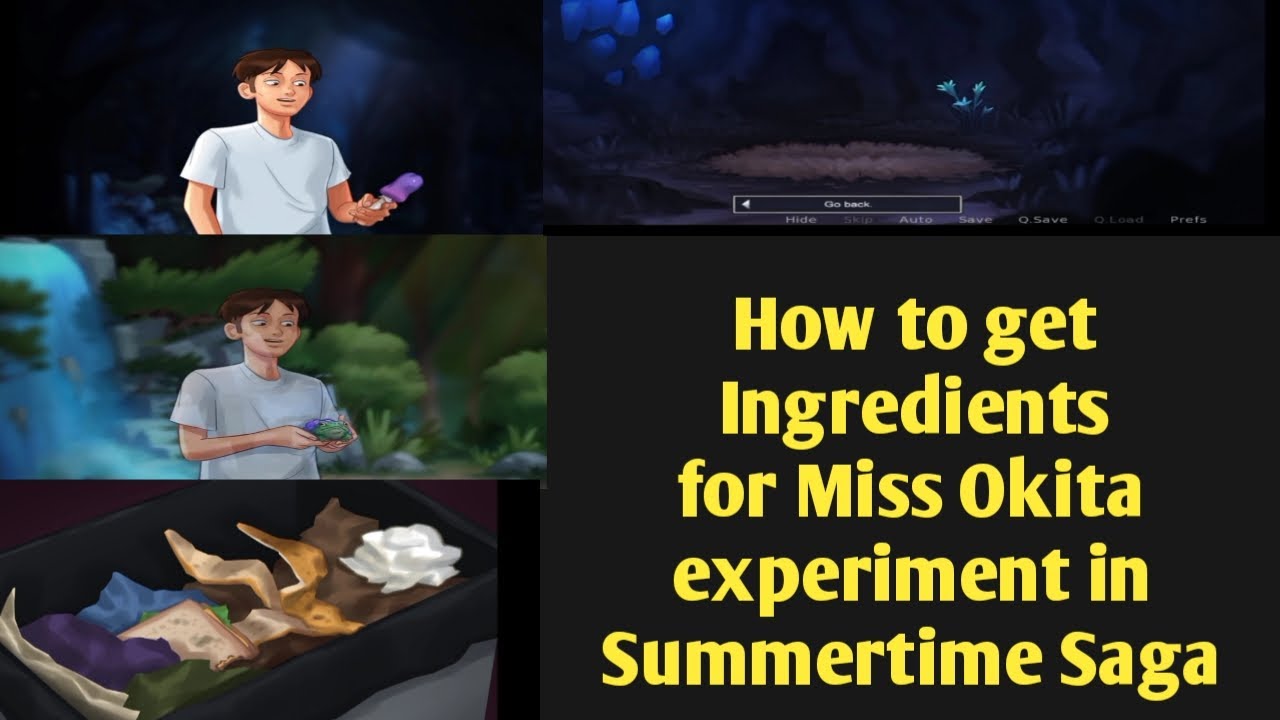 how to Get Ingredients/Items for Miss Okita experiment in Summertime