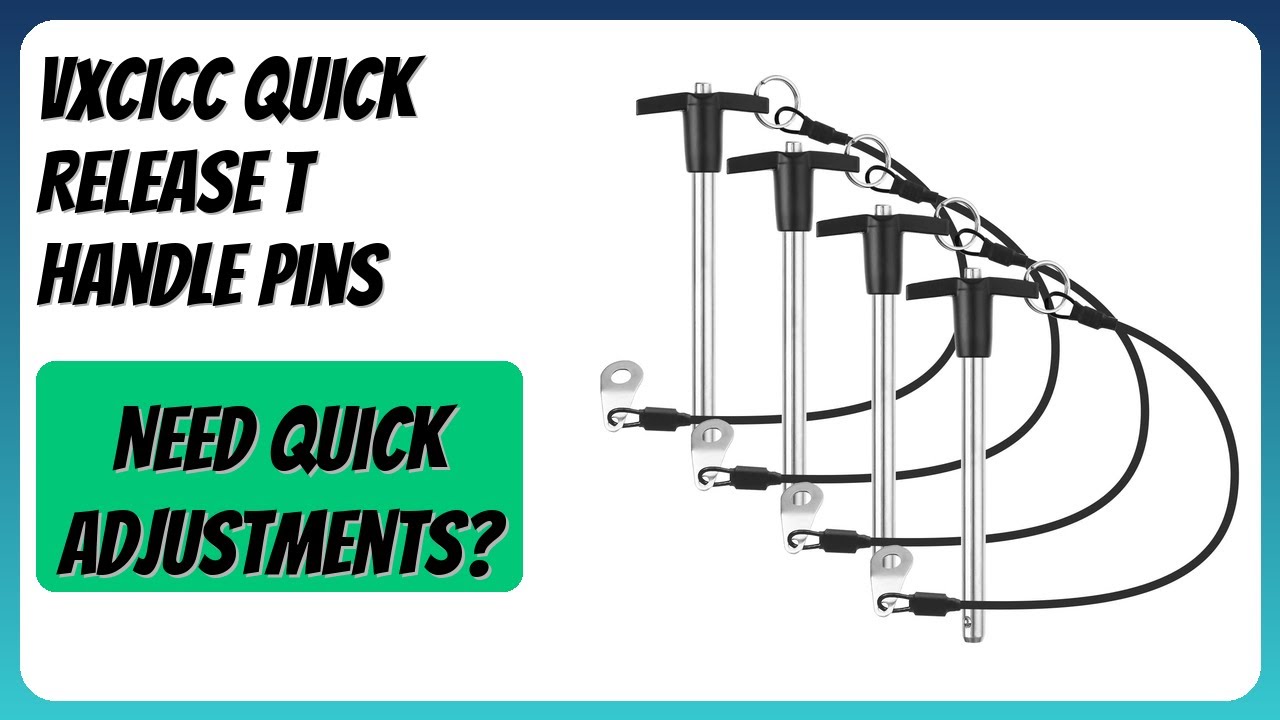 REVIEW (2026): VXCICC Quick Release T Handle Pins. Features