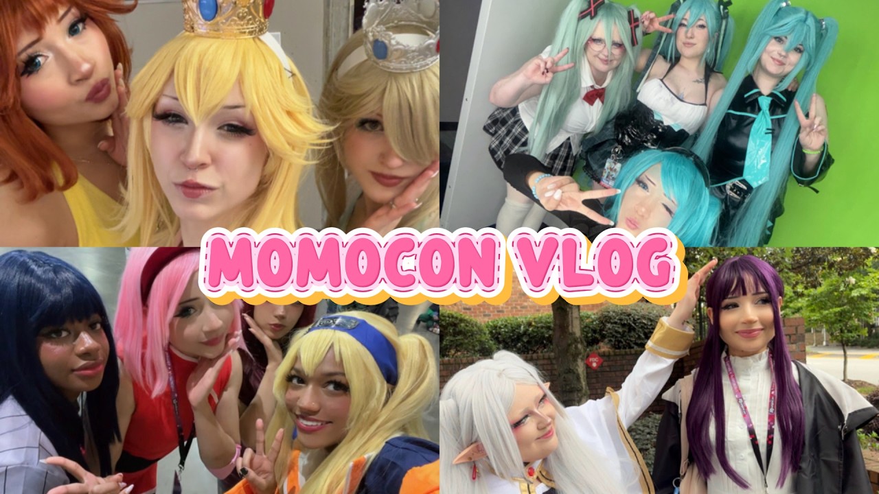 ANIME CONVENTION VLOG!! Momocon 2026 cosplay, arcade, karaoke, getting LIT